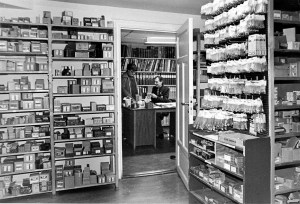 "Skruvrummet" - och där innanför inköpschefens rum.