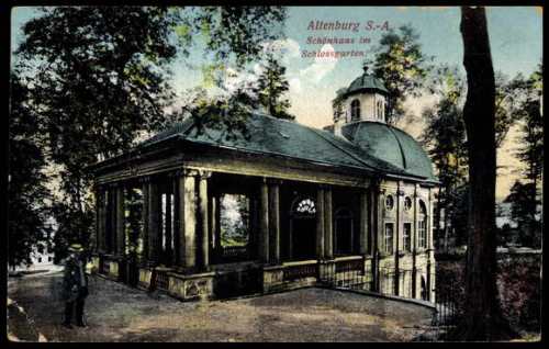 Schönhaus vid Schloss Altenburg i Thüringen. Troligen platsen för ett confidencebord.